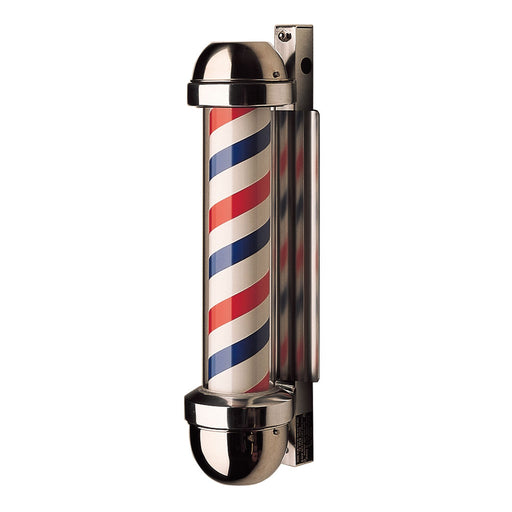 William Marvey 405 Wall Mount  Barber Pole Height 24" - Diameter of glass cylinder 4" - Sharp Salons