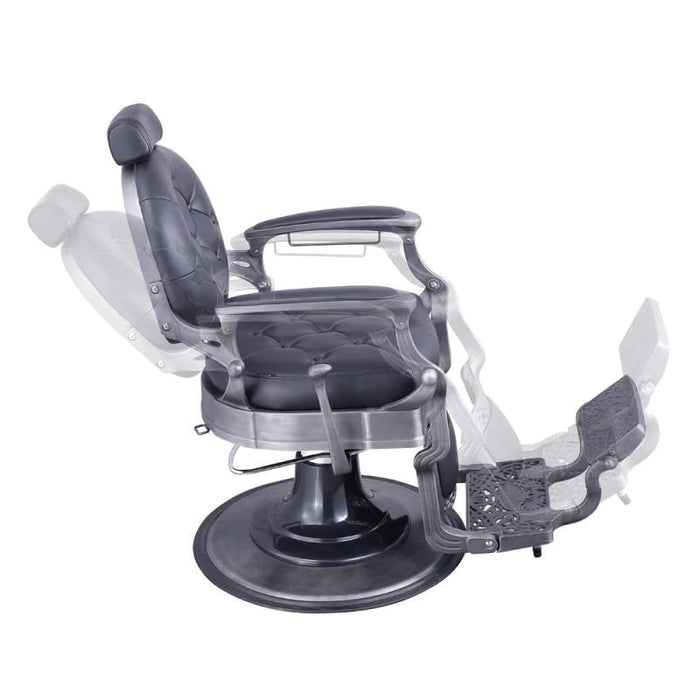 Vanquish Antique Barber Chair - Brushed Frame - Sharp Salons