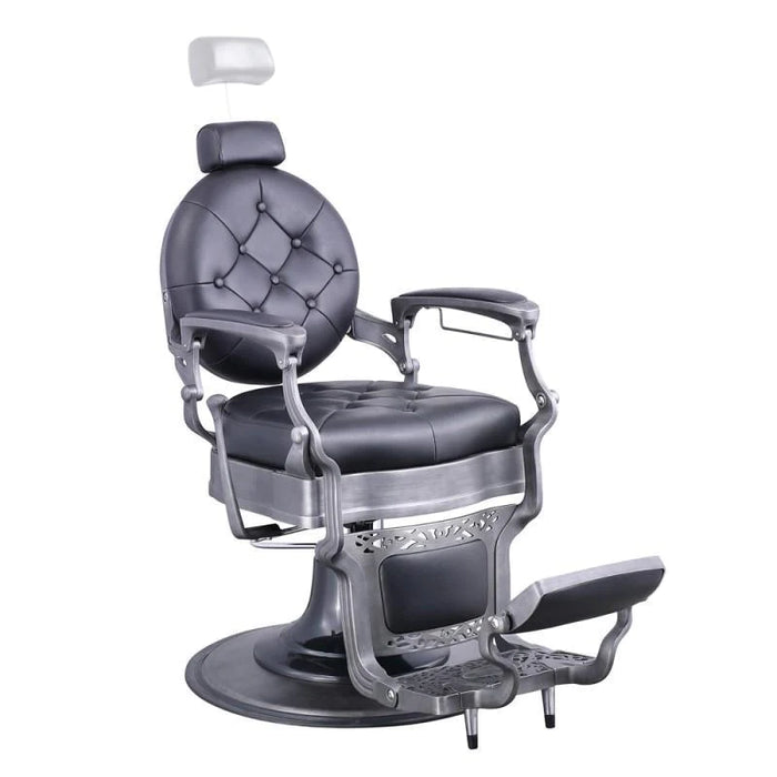 Vanquish Antique Barber Chair - Brushed Frame - Sharp Salons