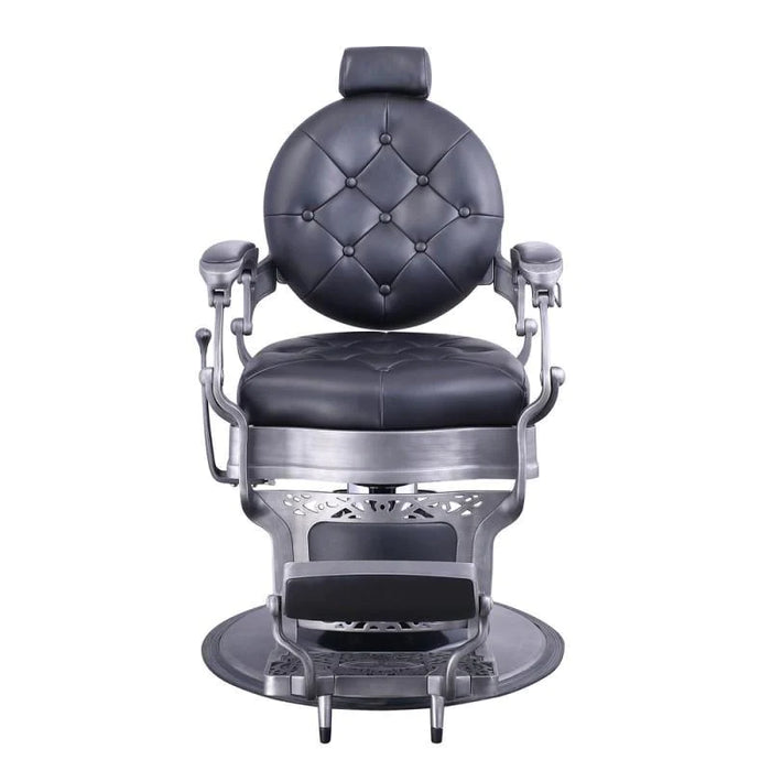 Vanquish Antique Barber Chair - Brushed Frame - Sharp Salons
