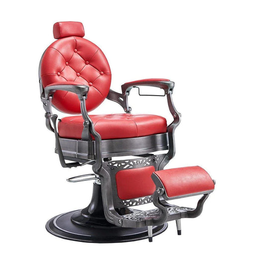 Vanquish Antique Barber Chair - Brushed Frame - Sharp Salons