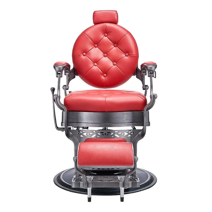 Vanquish Antique Barber Chair - Brushed Frame - Sharp Salons