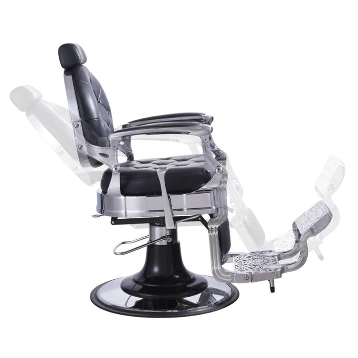 Vanquish Barber Chair with Chrome Frame - Sharp Salons